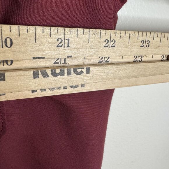 Vintage L.L. Bean Baxter State Parka Womens Large Burgundy Wool Lined USA 90s - Picture 5 of 10